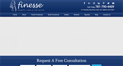 Desktop Screenshot of finesselaser.com