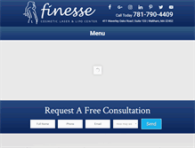 Tablet Screenshot of finesselaser.com